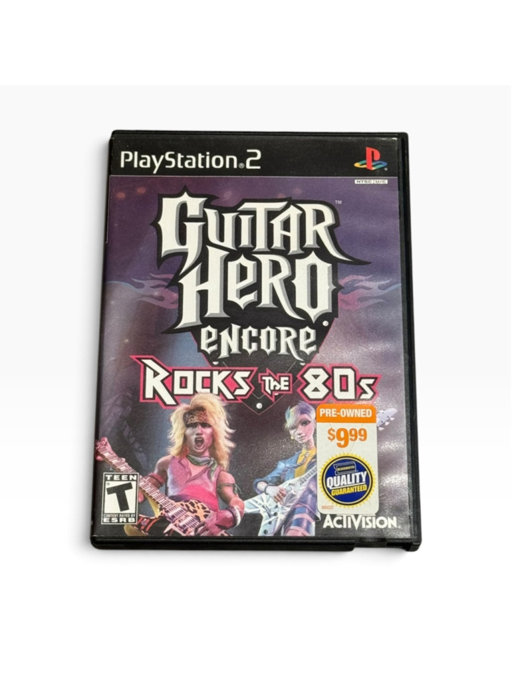 Ps2 Activision Guitar Hero Encore Rocks the 80s Video Game for PlayStation 2